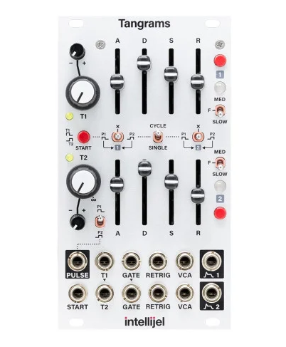 Intellijel Designs Tangrams Dual ADSR Envelope Generator
