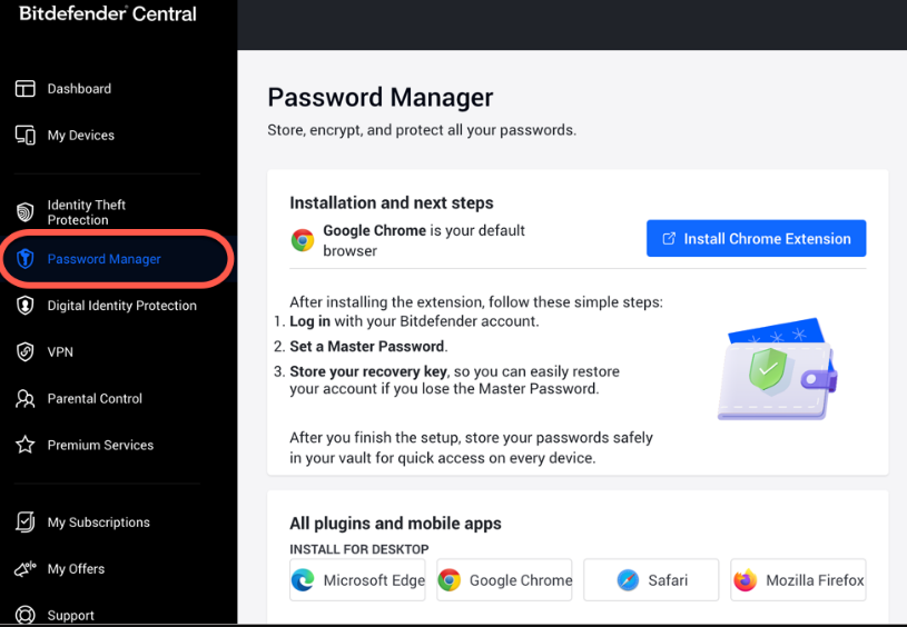 Bitdefender Password Manager